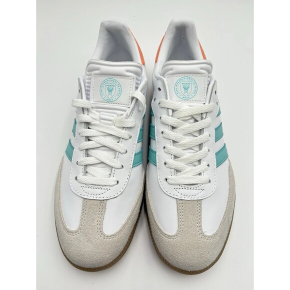 Adidas Men's MLS Inter Miami x Samba Originals Size 10 Blue/Orange IH8160 NEW - Picture 2 of 11